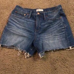 Madewell denim shorts